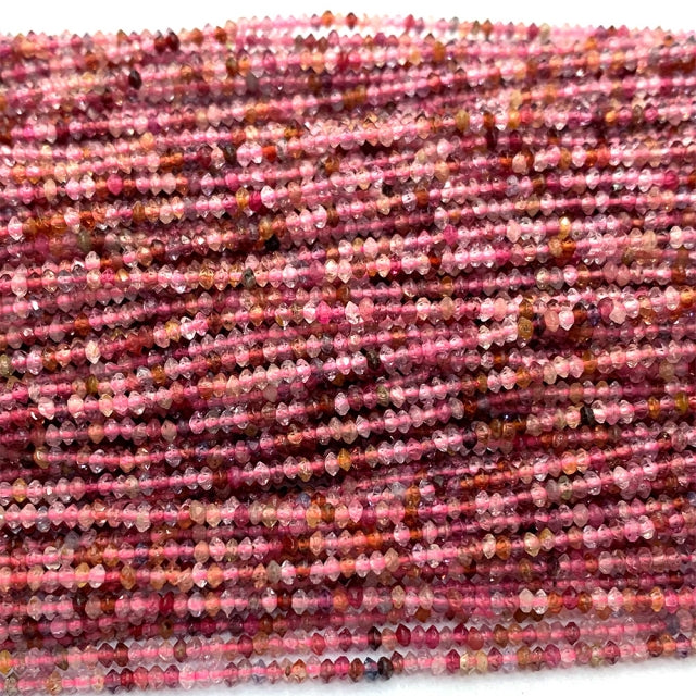 GEMAS DIVERSAS BOTÃO/CONE FACETADO 1X2 MM - 1 FIO - 40CM