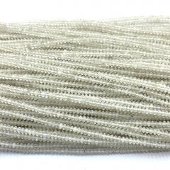 Fio de Gemas Naturais Botão Cone Facetado A 3x4mm – 40cm