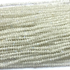 GEMAS DIVERSAS BOTÃO/CONE FACETADO 1X2 MM - 1 FIO - 40CM