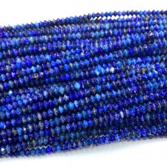 Fio de Gemas Naturais Botão Cone Facetado A 3x4mm – 40cm