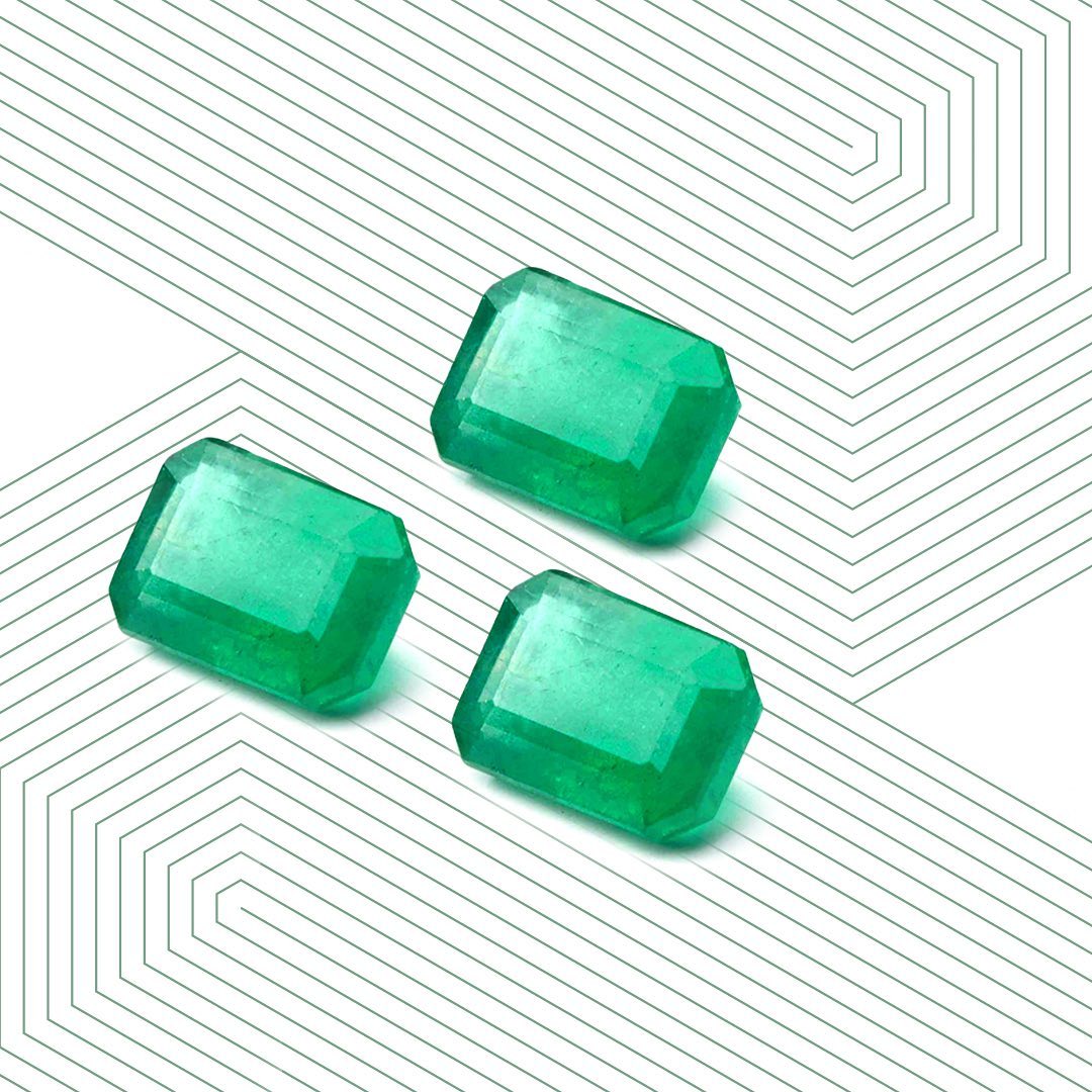 Natural Brazilian Emerald Cut – Calibrated Loose Gemstone for Jewelry | Sachi Online