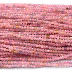MORGANITA BOLA FACETADA 2-2.5 MM - 1 FIO - 40 CM