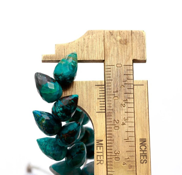 CRISOCOLLA GOTA 8MM - 10CM- 1FIO