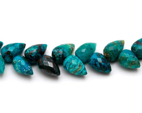 CRISOCOLLA GOTA 8MM - 10CM- 1FIO