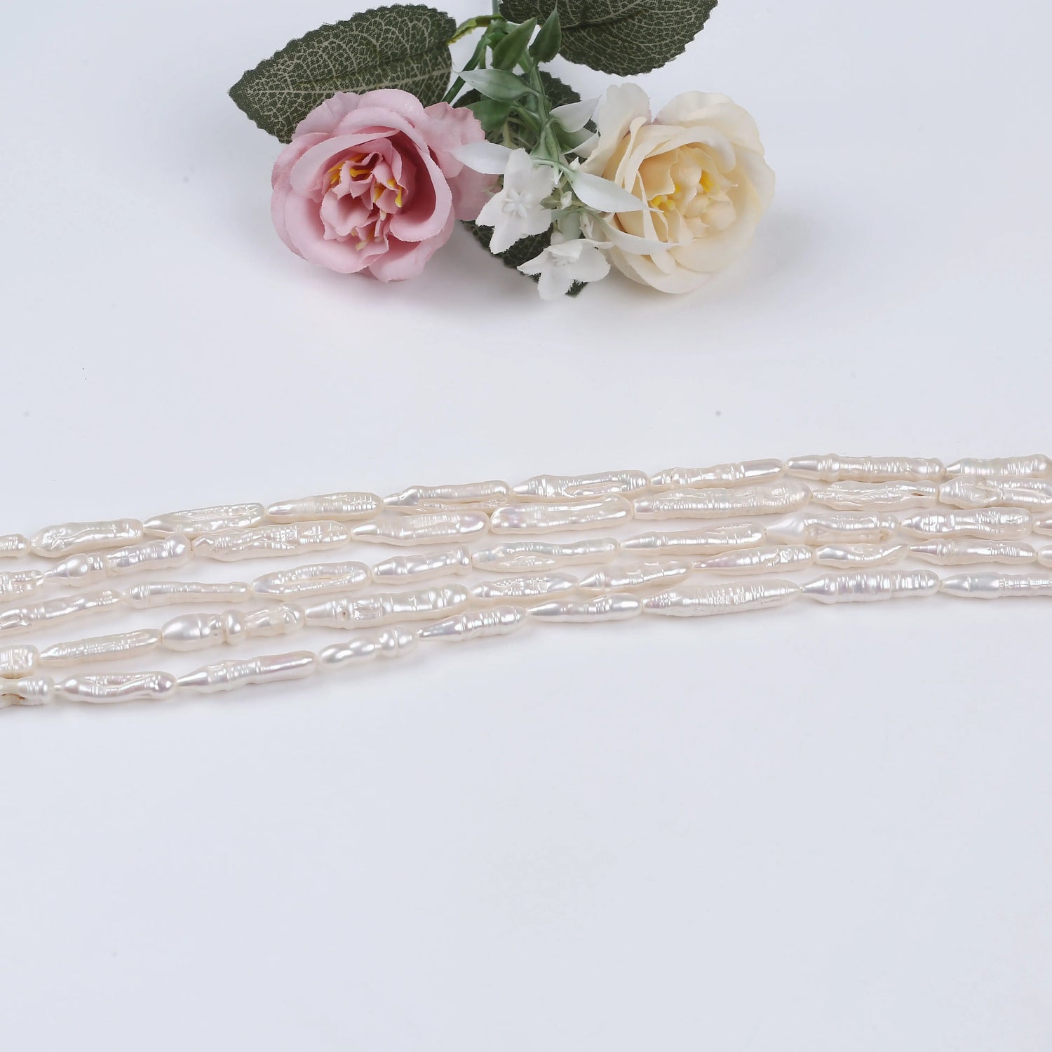 PEROLA BIWA 7-8 MM - 1 FIO -38CM