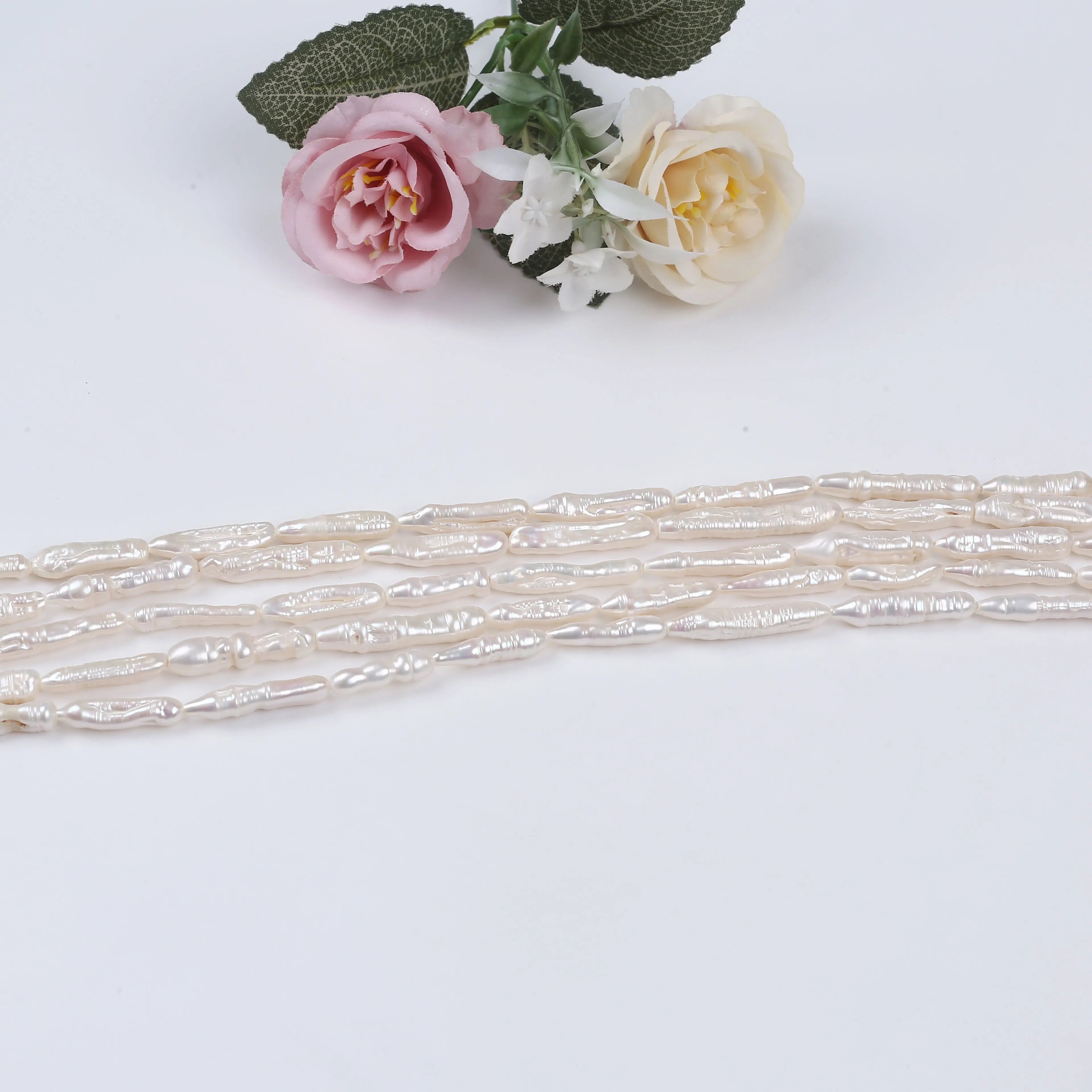 PEROLA BIWA 7-8 MM - 1 FIO -38CM