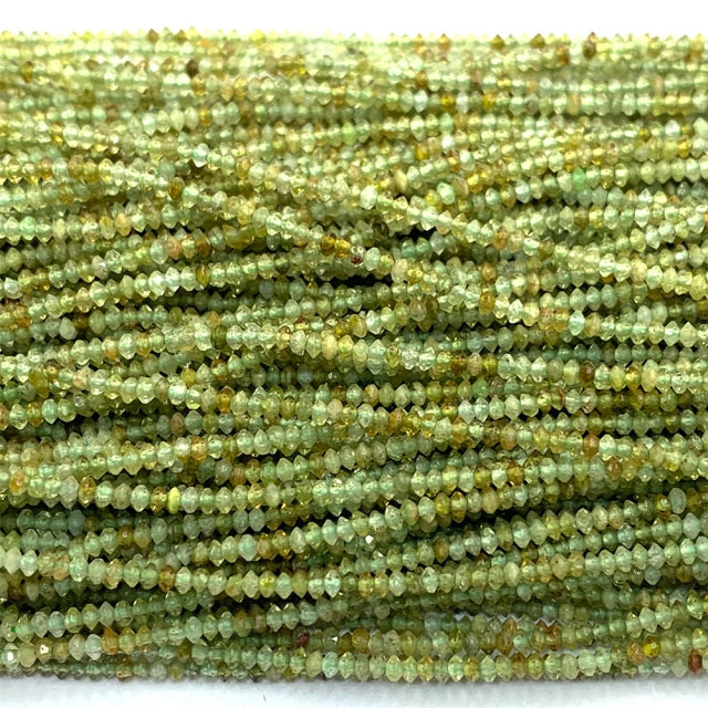 GEMAS DIVERSAS BOTÃO/CONE FACETADO 1X2 MM - 1 FIO - 40CM