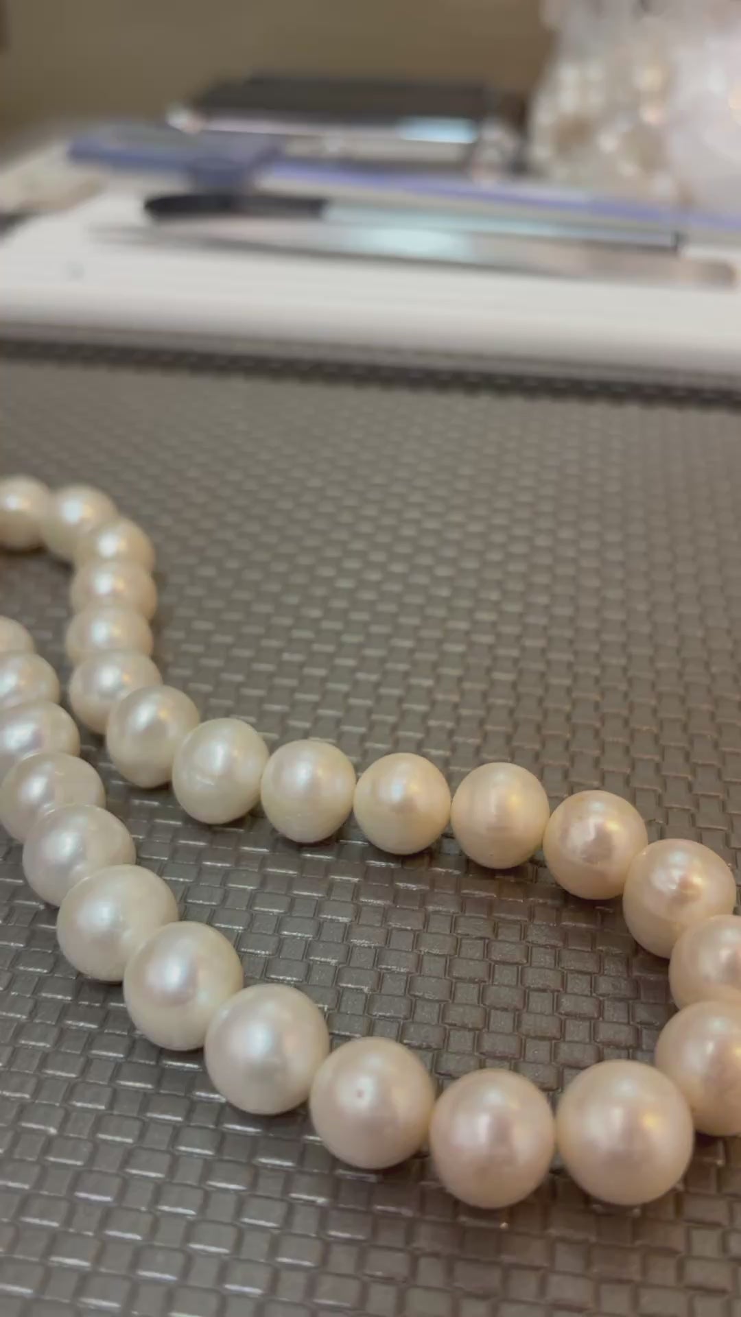 PÉROLA OFF ROUND 11.5 - 12.8 MM - 1 FIO - 40 CM - 35 PCS