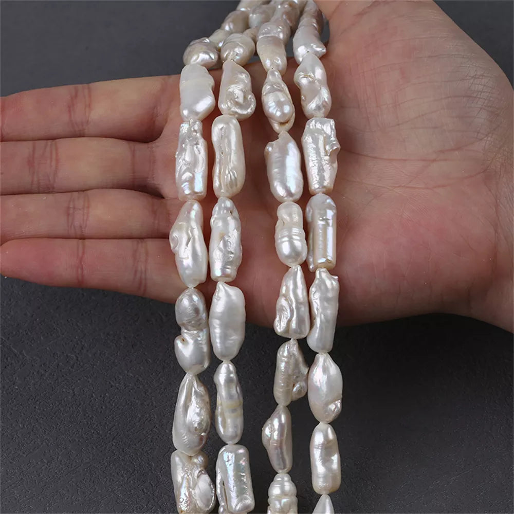 PEROLA BIWA 6-10MM - 1 FIO -38 CM