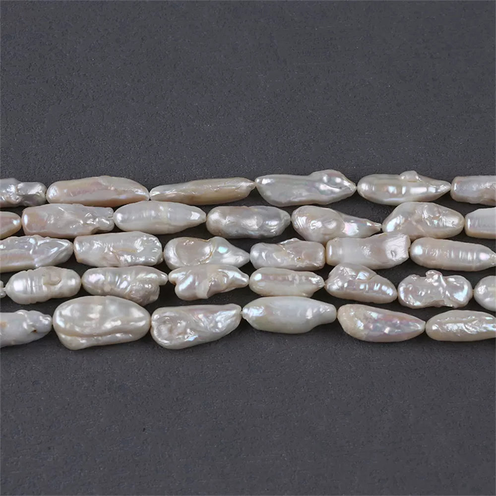 PEROLA BIWA 6-10MM - 1 FIO -38 CM