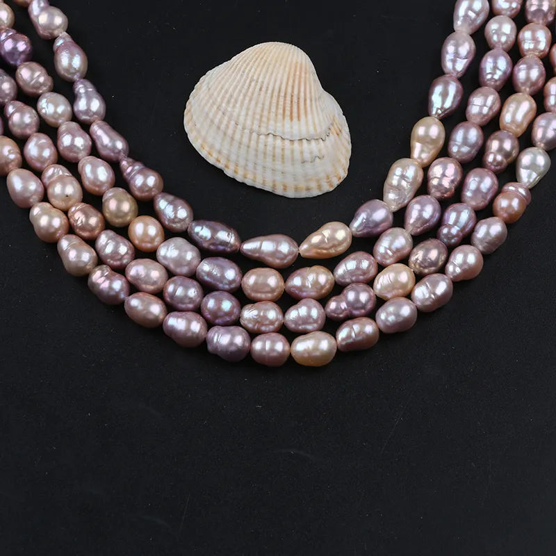 PEROLA EDISON ROSA & LAVANDA 9-11 MM - 1 FIO - 38CM