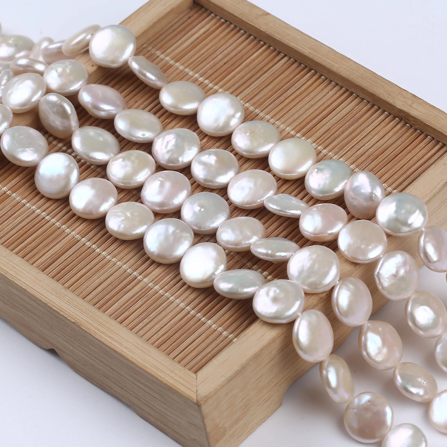 PEROLA MOEDA AAA 12-13 MM - 1 FIO -38CM