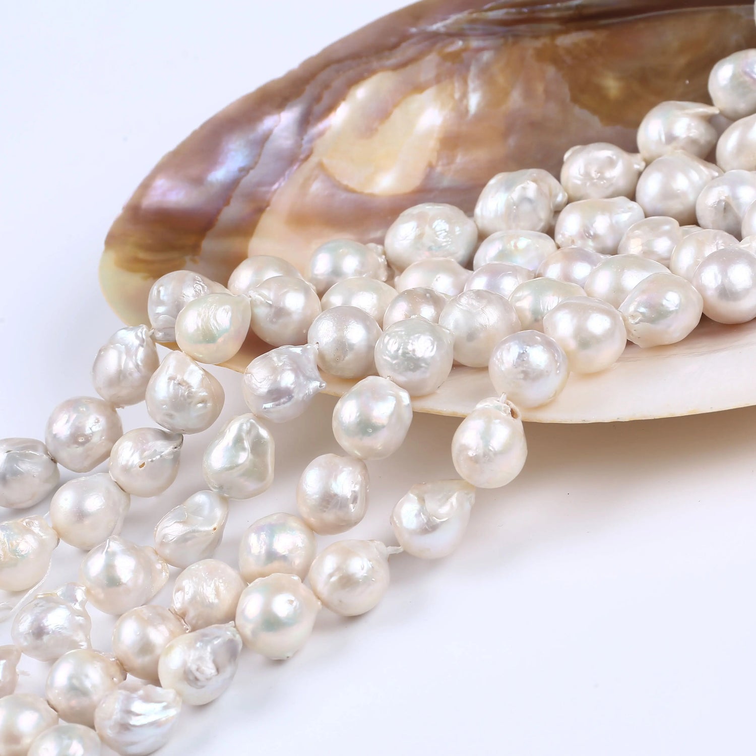 PEROLA BARROCA 10-12 MM - 1 FIO - 38 CM