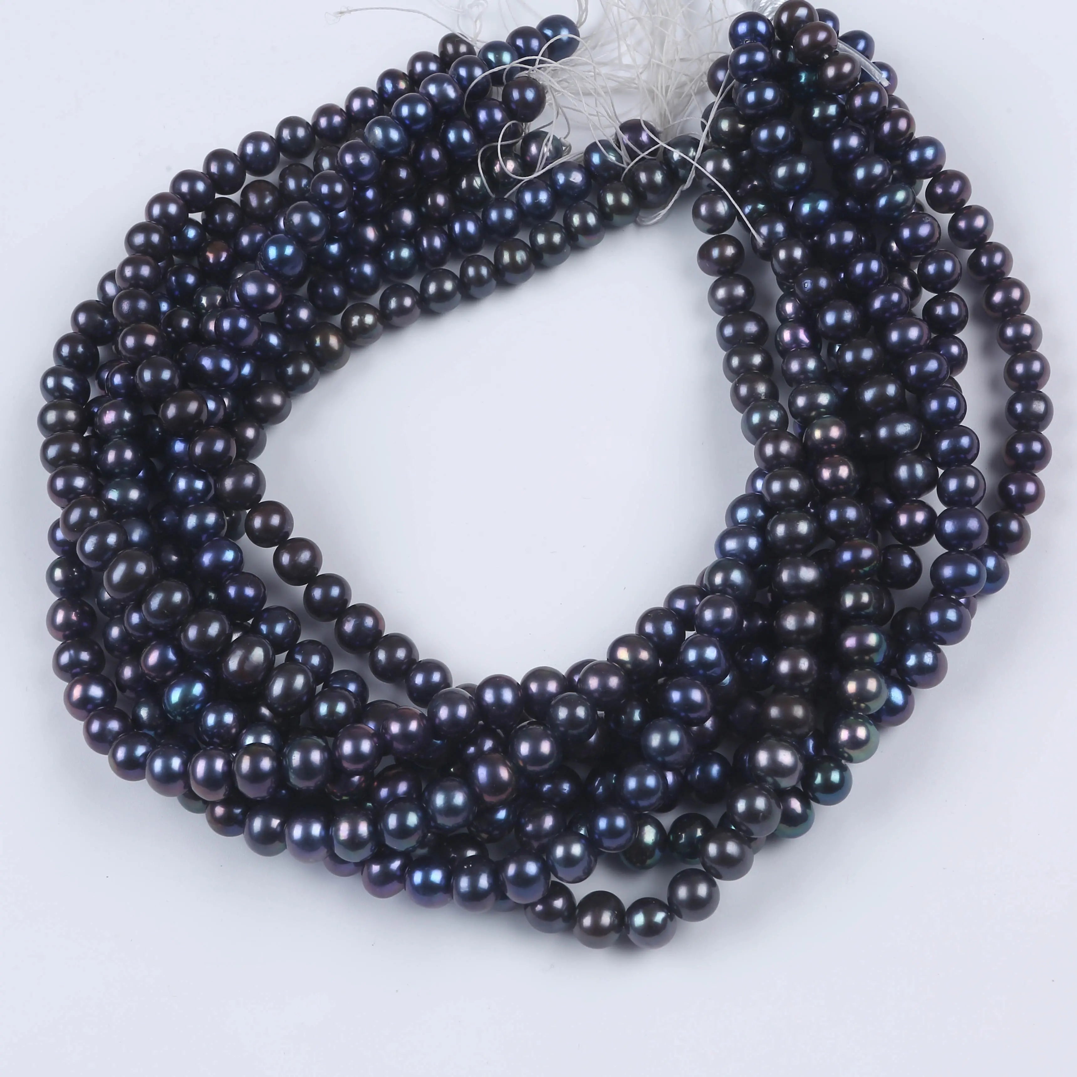 PEROLA REDONDA  AAA 8-9 MM - 1 FIO - 38CM