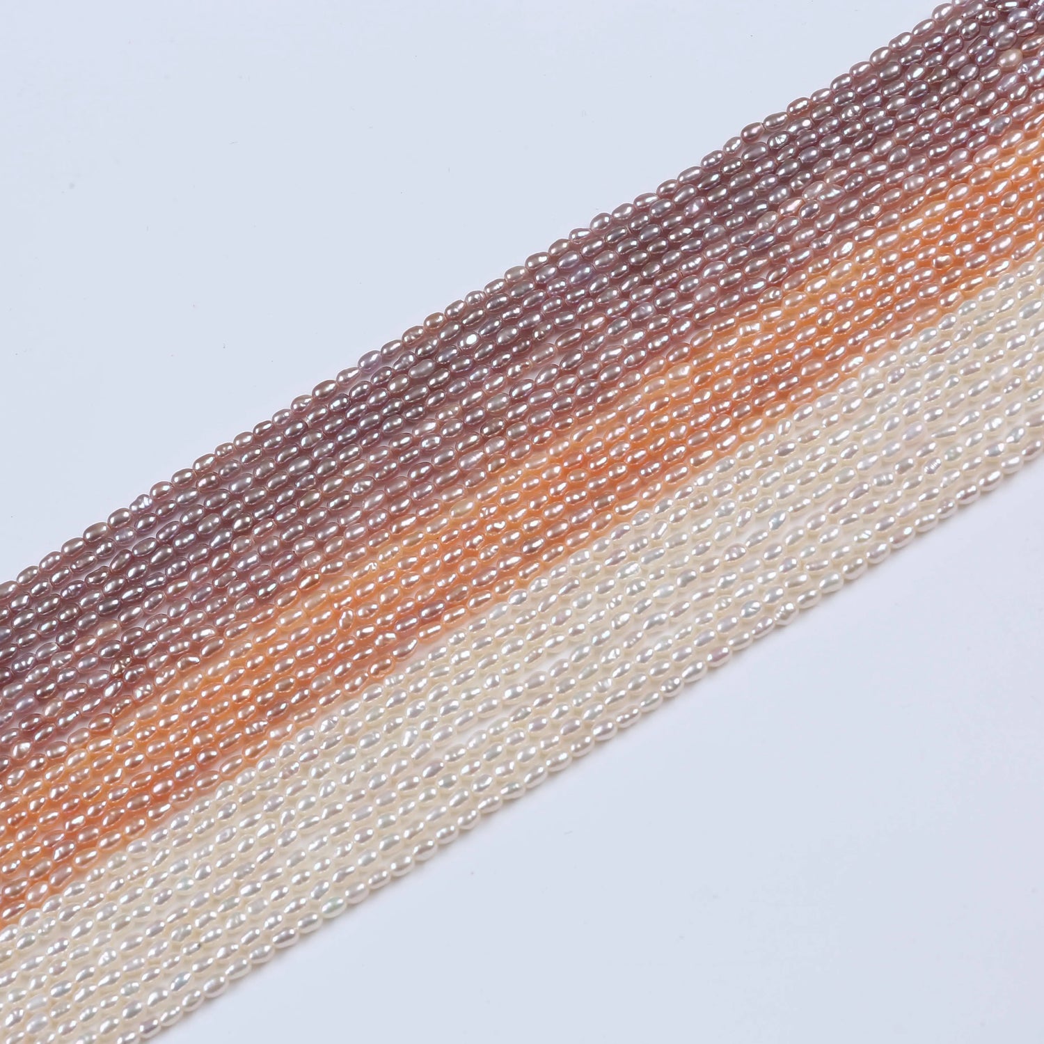 PEROLA ARROZ AA 2.5-3 MM - 1 FIO - 38 CM