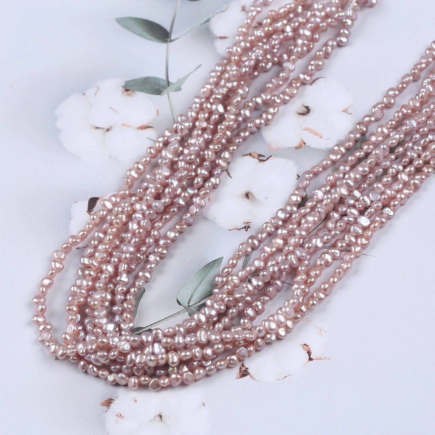 PEROLA 3-4 MM - 1 FIO - 38 CM