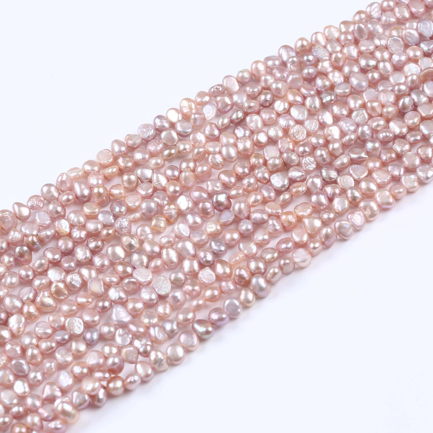 PEROLA ROSA 5-6 MM -1 FIO -38 CM