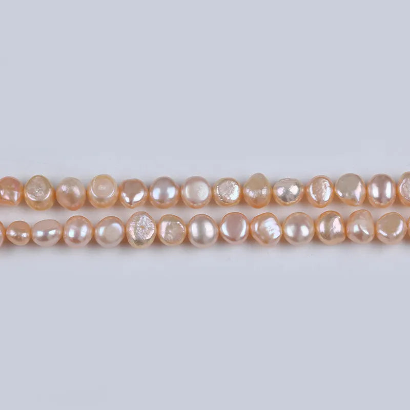 PEROLA 7-8 MM CORES LILAS E ROSA - 1 FIO -38 CM