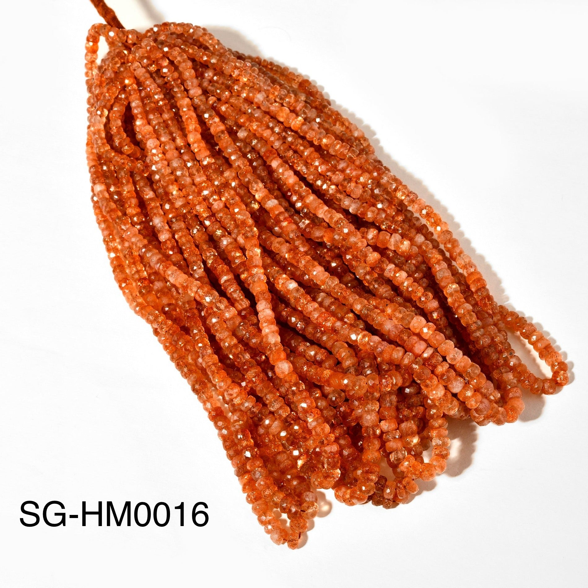 Fio de Pedra do Sol - Fio de Pedras Naturais Lapidadas