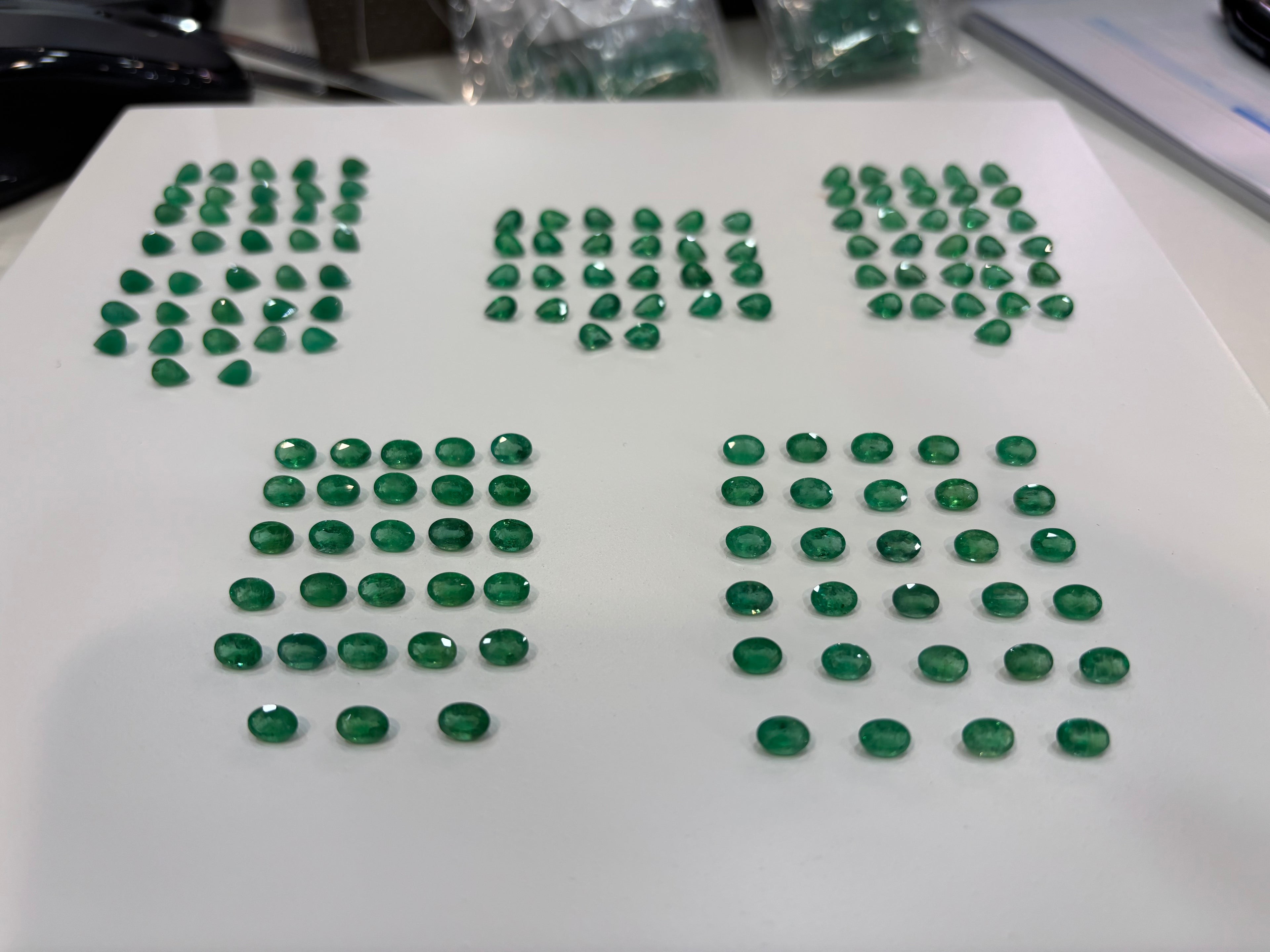 Esmeraldas Calibradas