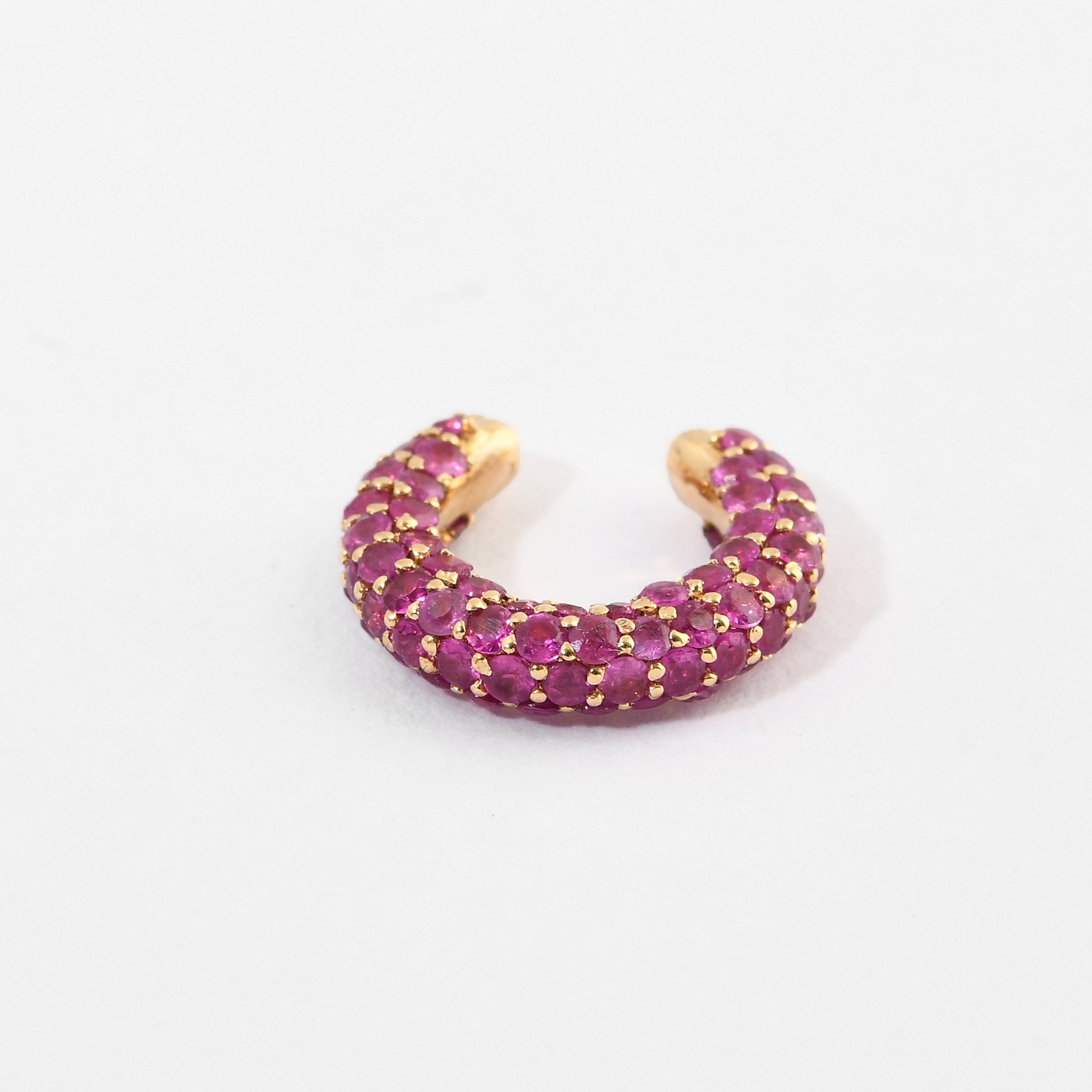 Piercing de Encaixe Jumbo Pave Safira Rosa