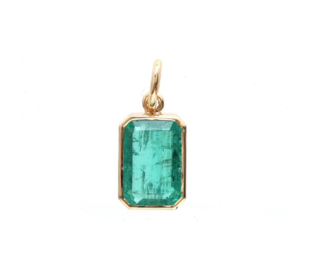 Pingente Esmeralda Ouro 18K