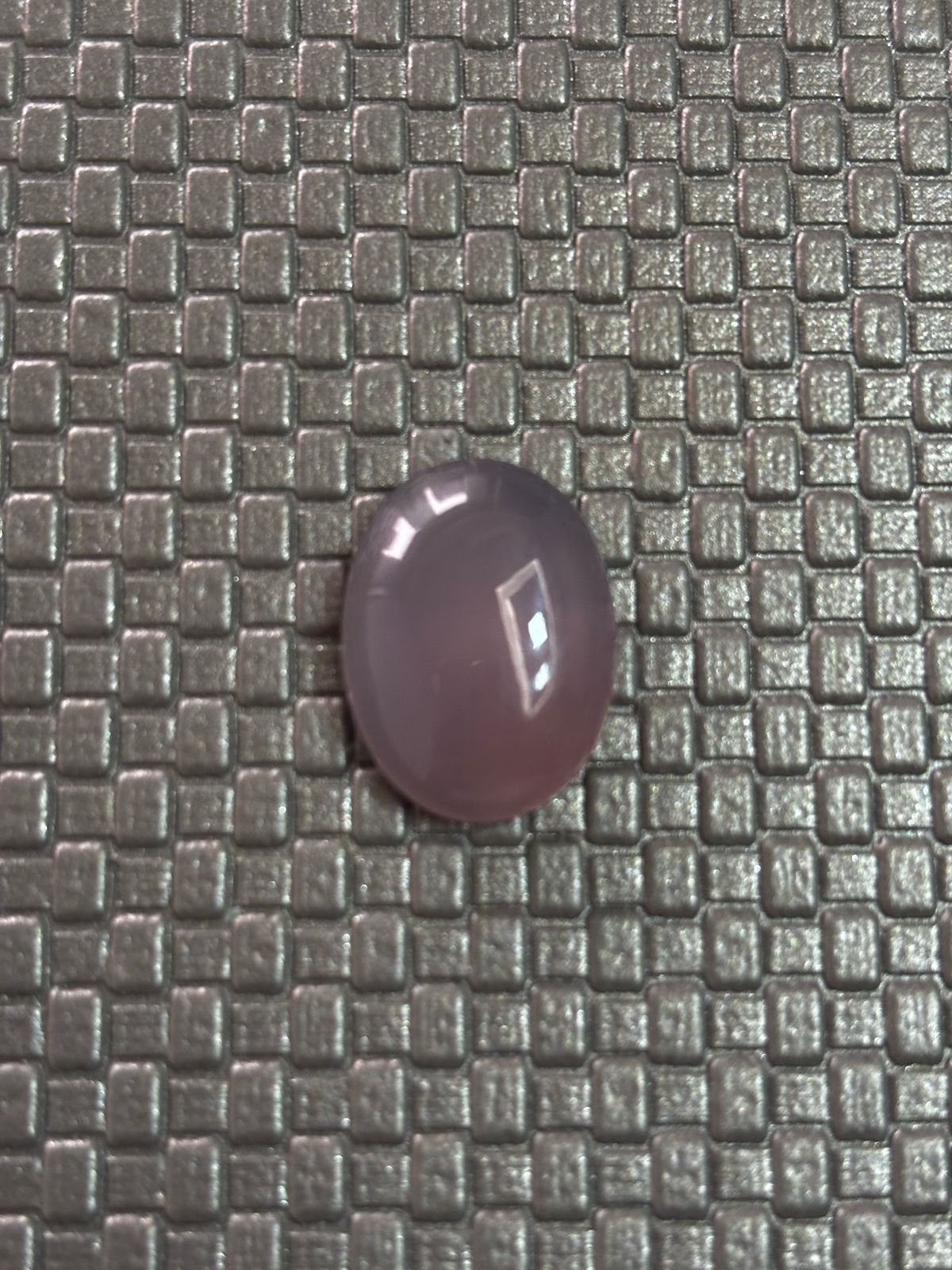 CALCEDONIA NATURAL OVAL LISA 15X20MM- 1 PEÇA