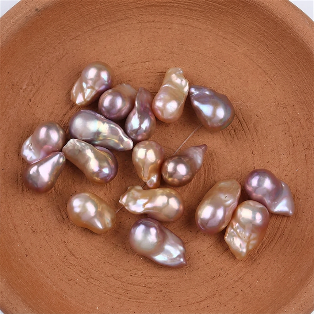Pérola Barroca 4A Lilás e Lavanda 14x19 mm -1 Peça