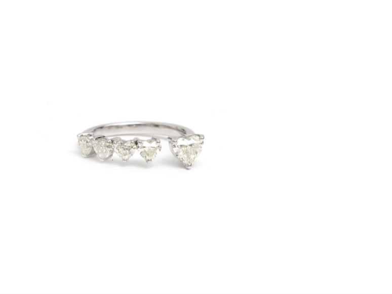 Anel coração diamante JPRG-401 1708 18K Diamond