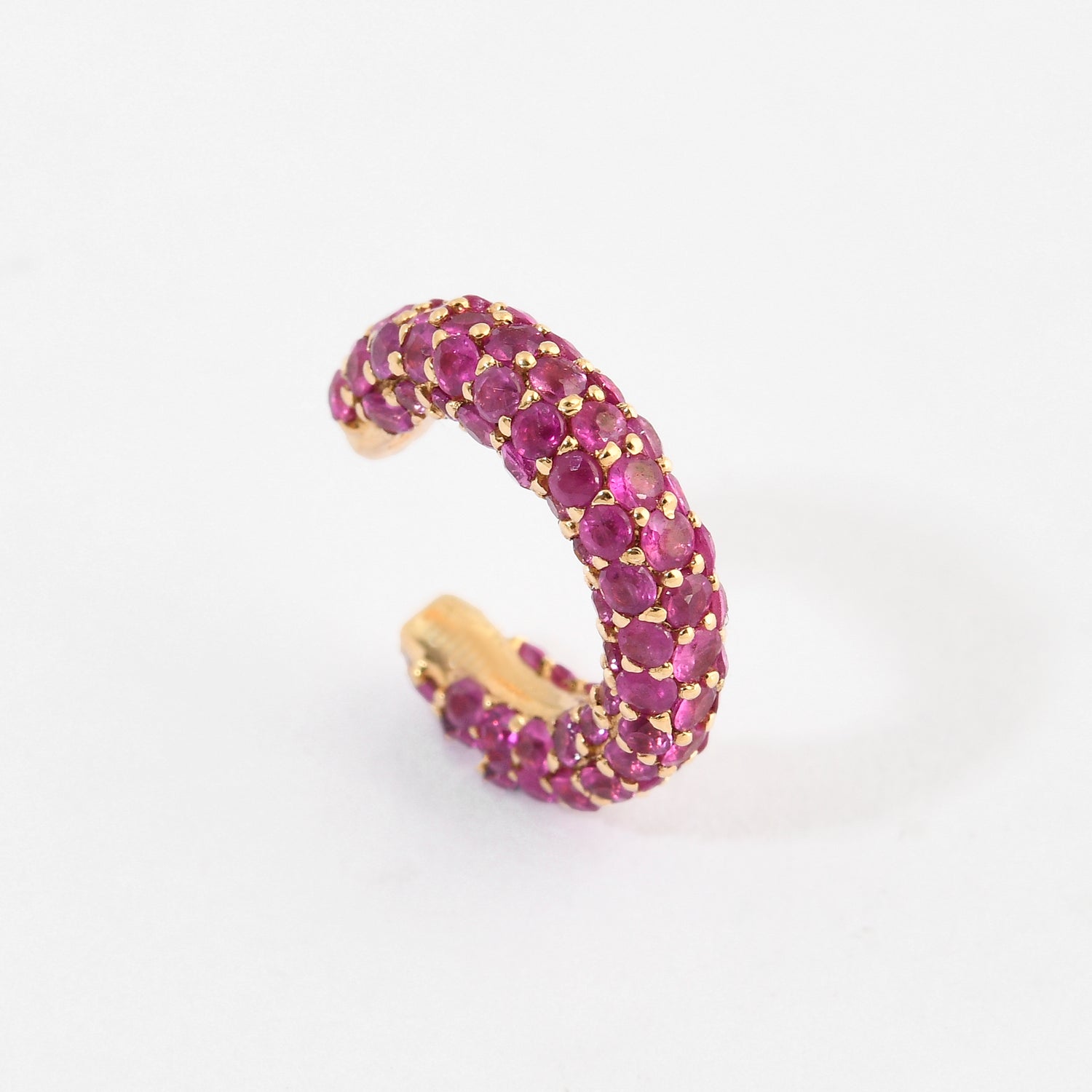 Piercing de Encaixe Jumbo Pave Safira Rosa