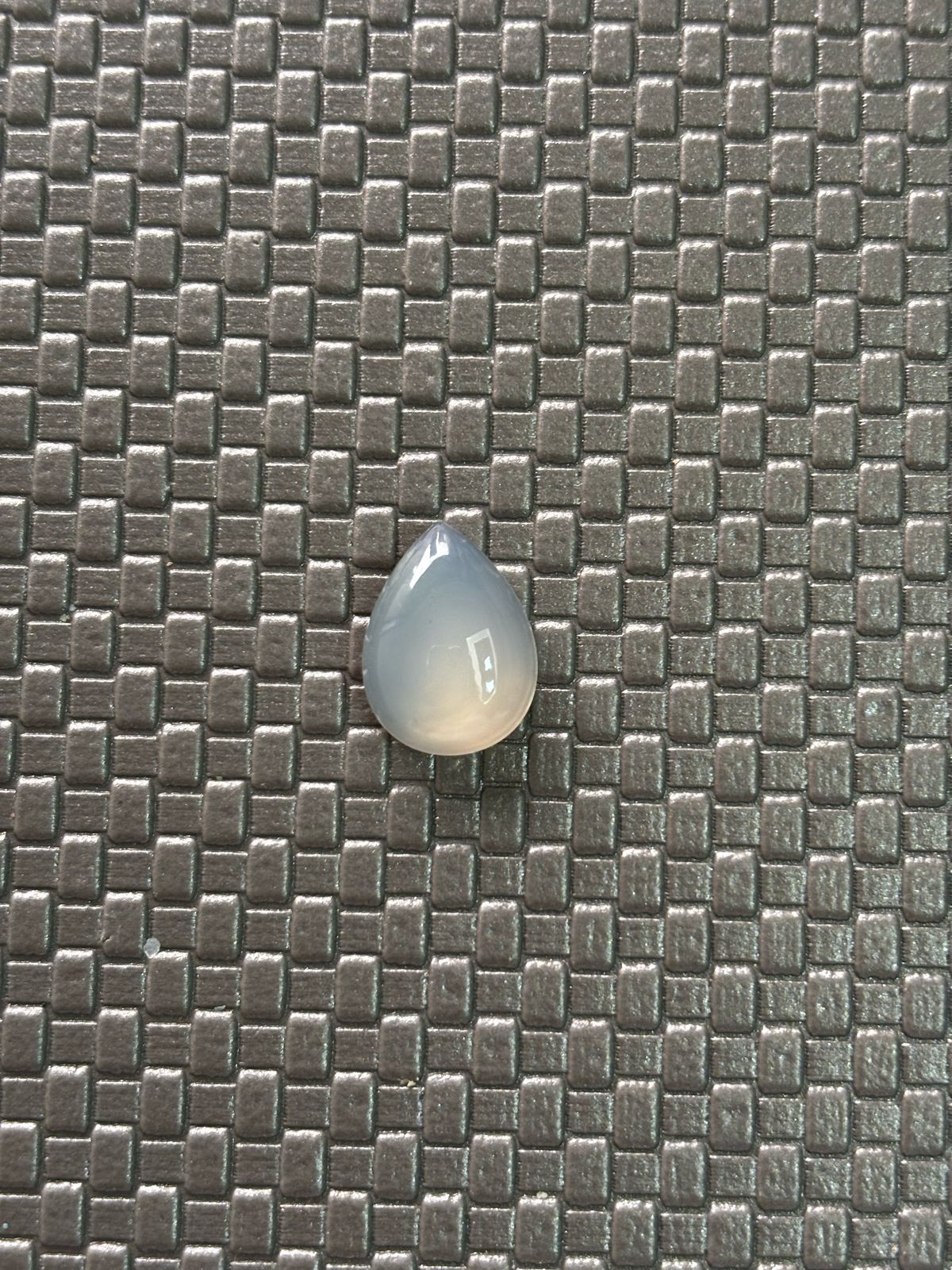CALCEDONIA NATURAL GOTA LISA 12X16MM