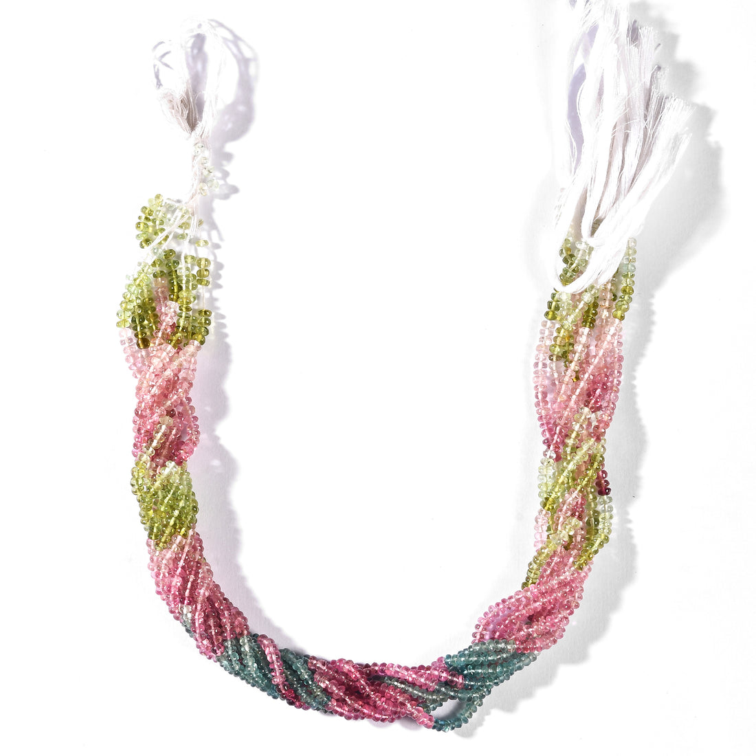 Turmalina Botão 3 a 3.5 mm – Pedra Natural em Fio de 35 cm