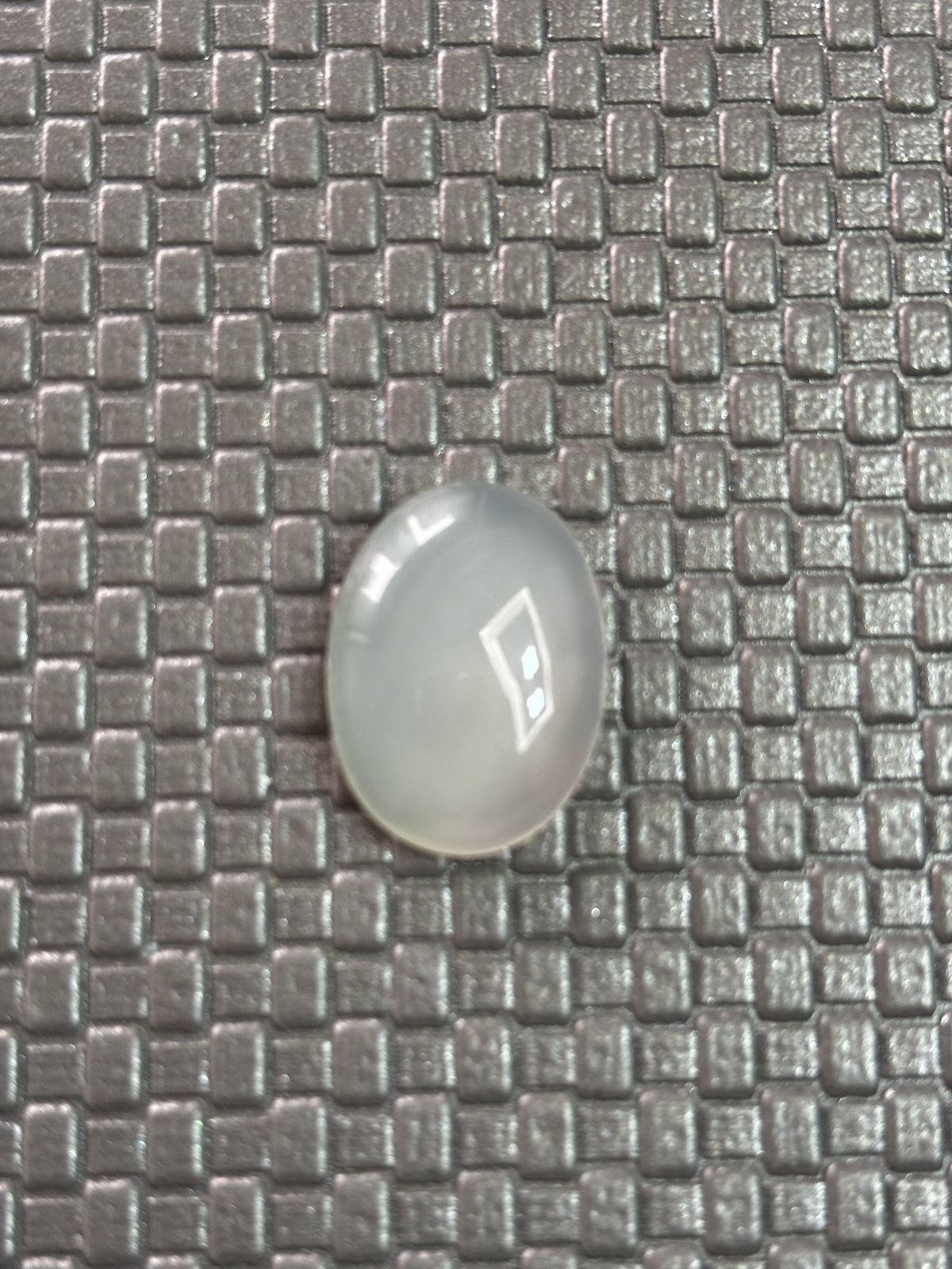 CALCEDONIA NATURAL OVAL LISA 15X20MM- 1 PEÇA