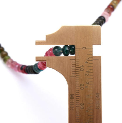 TURMALINA BOTAO 5 MM -  1 FIO - 34 CM