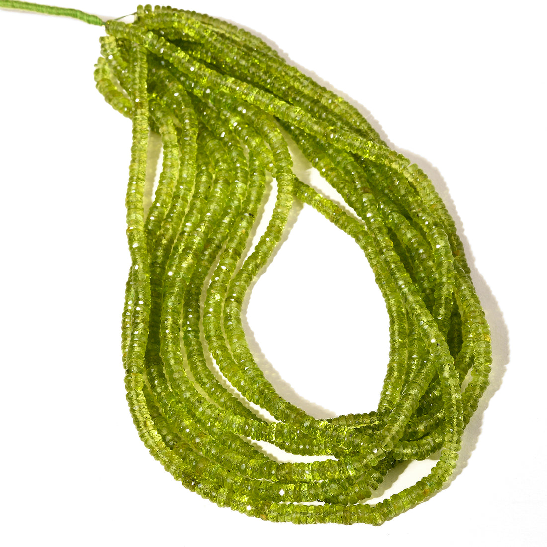 PERIDOTO HEISHI FACETADO 5 MM – 1 FIO – 40CM