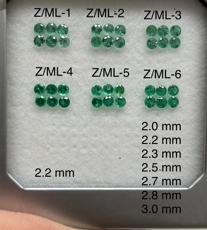 Esmeralda Redonda Milimetrada Diamond Cut 6