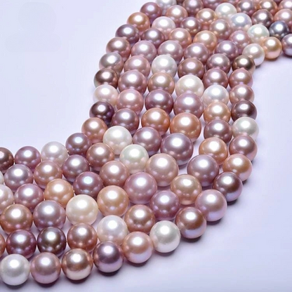 PEROLA REDONDA AAA 12-14 MM - 1 FIO - 40 CM