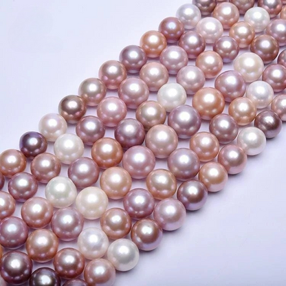 PEROLA REDONDA AAA 12-14 MM - 1 FIO - 40 CM