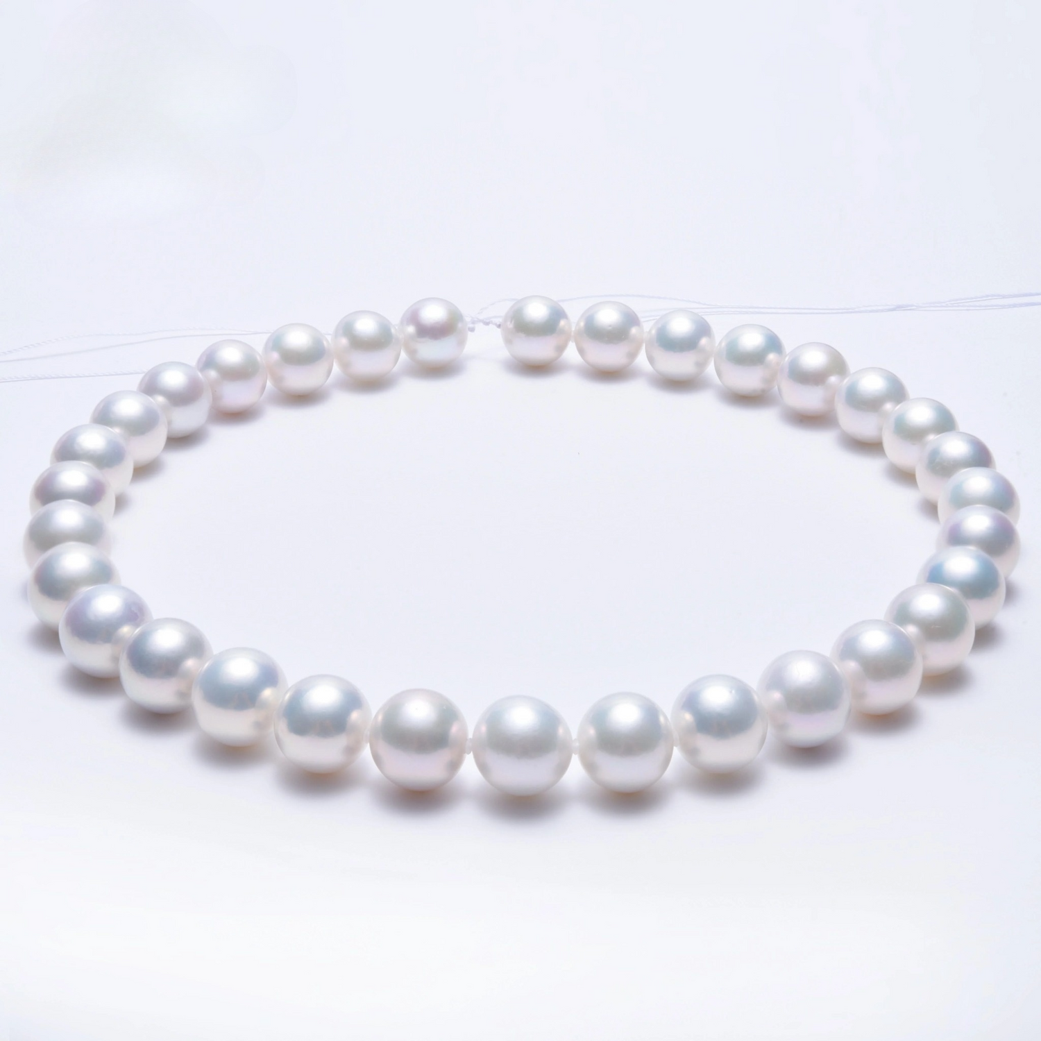 PEROLA REDONDA AAA+ 12-14 MM -  1 FIO - 40 CM