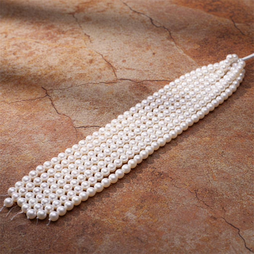 Fio de Pérola AA Redonda 11mm – 40cm para Joalheria