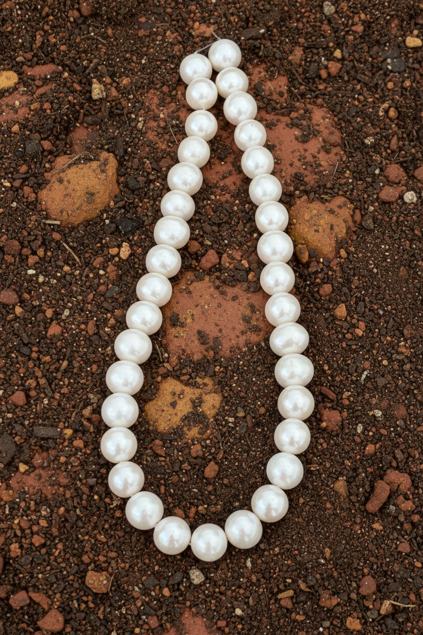 Fio de Pérola Off Round Natural 11.5–13mm – 35cm