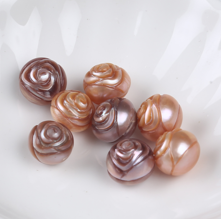 Pérola Rosa &amp; Lavanda 12-13mm – 1 Peça