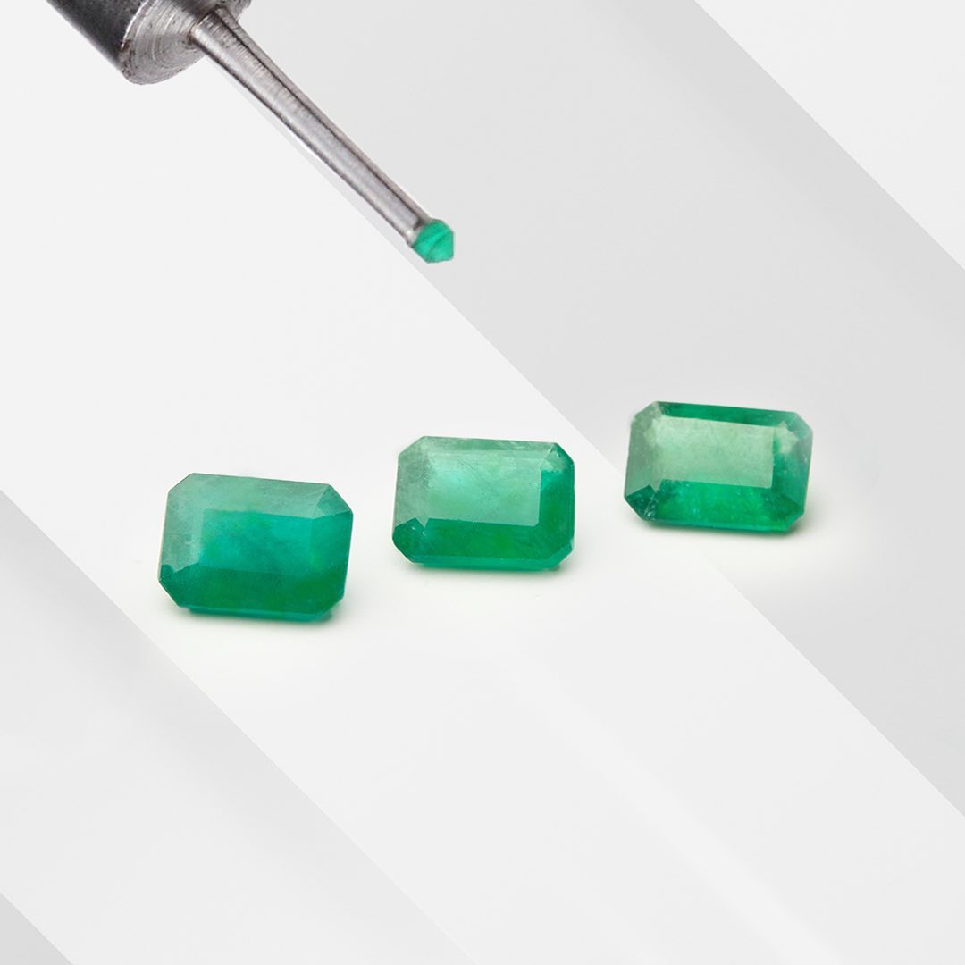Esmeralda Retangular Calibrada Natural | Pedra Lapidada Para Joias | Sachi Online