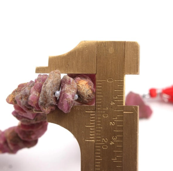 RUBI NUGGET 2MM - 20CM - 1 FIO