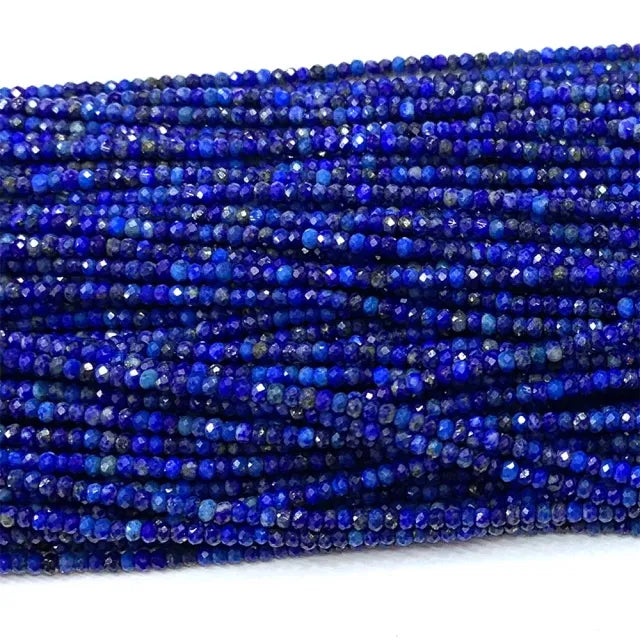 Fio de Gemas Naturais Botão Facetado 2x3mm – 40cm