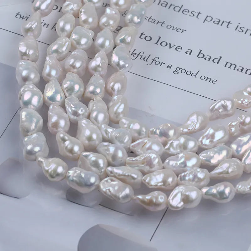 Perola Barroca 12-14 mm - 1 fio - 40 cm