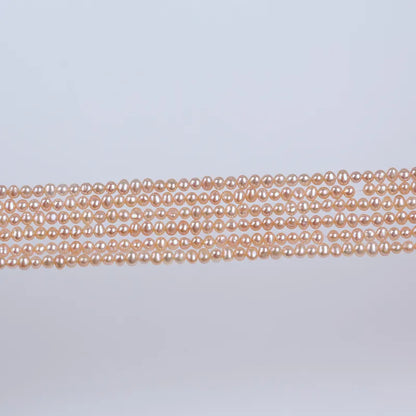 PEROLA POTATO 3-3.5 MM CORES LILAS E ROSA - 1 FIO - 38 CM