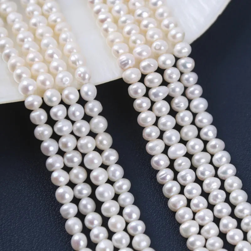 Perola Potato A/AA 4-5mm - 1 Fio - 40 cm