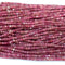 Sg-KV0056 Turmalina Rosa Quadrado Facetado 3-3.5 mm - 1 Fio - 40cm
