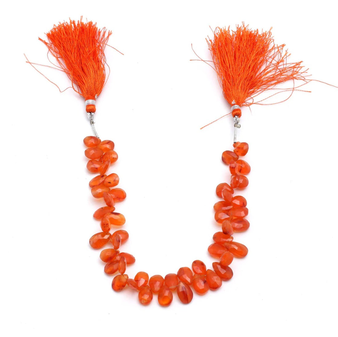 CORNALINA GOTA FACETADA 8MM - 20CM- 1FIO